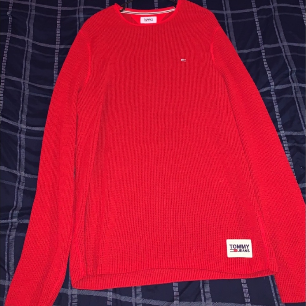 Red Tommy Hilfiger Sweater